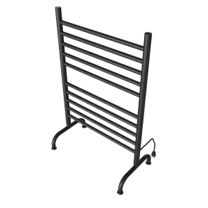 Amba SAFSMB-24 Solo 24" Freestanding 10 Bar Towel Warmer in Matte Black