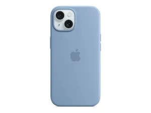 Apple - Back Cover For Mobile Phone - Magsafe Compatibility - Silicone - Winter Blue - For Iphone 15