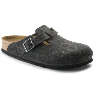 Birkenstock Boston - Anthracite Wool