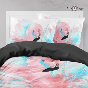 Watercolor Flamingo Big Kids Bedding Collection